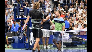 Alexander Zverev vs Diego Schwartzman  US Open 2019 R4 Highlights [upl. by Jaret]