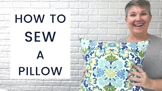 How To Sew A Pillow [upl. by Arretal]