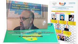 Méthodologie de la recherche scientifique Modes et paradigmes Intervention de M Mohamed HAISSOUNE [upl. by Anialad]