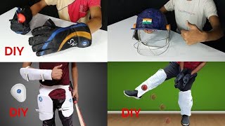 5 Amazing Cricket Equipment You Can Make At Home [upl. by Anyrtak]