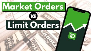 Limit Order vs Market Order  TD Ameritrade [upl. by Siri]