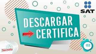 Como descargar y abrir Certifica SAT  Para efirma y sellos digitales [upl. by Droffilc]