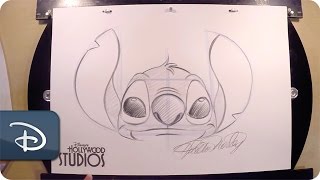 HowTo Draw Stitch  Walt Disney World [upl. by Kcirederf119]