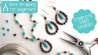 Jewelry Making Wire Wrapping for Beginners  Class Teaser  Promo [upl. by Cecilio]