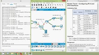 Packet Tracer  Configuring IPv4 and IPv6 Interfaces [upl. by Zandt124]