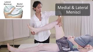 The Exam for Knee Pain  Stanford Medicine 25 [upl. by Whiteley]