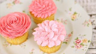 Amazing Buttercream Flower Cupcakes  CAKE STYLE [upl. by Iredale665]