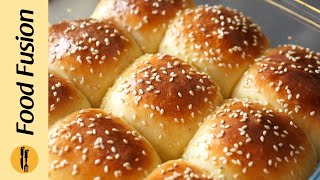 Slidermini Buns Recipe By Food Fusion [upl. by Atinuhs978]