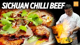 Mouthwatering Szechuan Beef • Sichuan Recipe • Taste Show [upl. by Lusa]