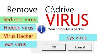 How To Remove Computer Virus  How to remove Task manager virus exe virus dll virus etc [upl. by Erdah161]