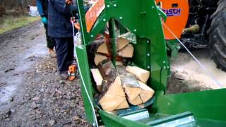 Posch Spaltfix S350 firewood processor [upl. by Snashall345]