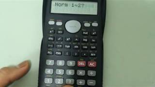 Casio Scientific Calculator Showing Answers in Scientific Notation [upl. by Refotsirc626]