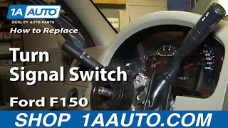 How To Replace Turn Signal Switch 0408 Ford F150 [upl. by Edelsten]