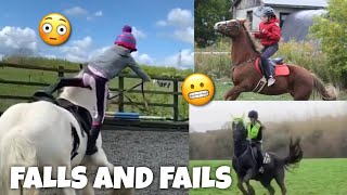 horse FALLS amp FAILS  Subscriber Edition  equinemollie [upl. by Viridi365]