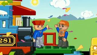 LEGO treinen meerijden met de leukste Lego trein  Kinderfilmpjes [upl. by Mohn311]