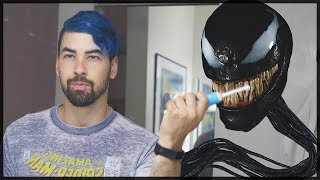 Symbiote Morning Routine Venom From Spiderman In Real Life [upl. by Ardnossak]