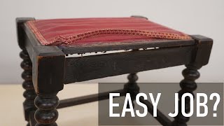 How to restore an old stool [upl. by Anderegg]