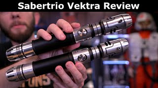 Sabertrio Vektra Lightsaber Review [upl. by Eiliab370]