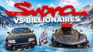 1000HP Supra terrorizing Billionaires Hypercarmeet in Switzerland [upl. by Etnad145]