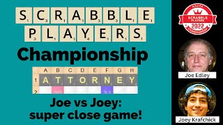 2022 Scrabble Players Championship Game 26 [upl. by Kokaras]