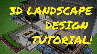 3D Landscape Design Tutorial  Realtime Landscape Architect  Uvision Software [upl. by Mongeau]