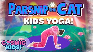 Parsnip The Cat  A Cosmic Kids Yoga Adventure [upl. by Goldie]