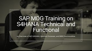 SAP MDG Training  Tutorial for beginners  Master Data Governance Certification Course Overview [upl. by Rollecnahc]