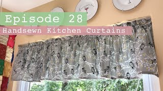 How to sew a curtain valance  Easy Curtains  Sewing Curtains [upl. by Tanhya]