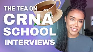 Everything I Know About CRNA School Interview Questions  Tips [upl. by Adihaj]