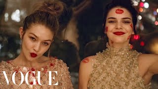 Kendall Jenner and Gigi Hadids Sleepover Party  Vogue [upl. by Wessling]