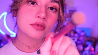 ASMR This WILL Give You TINGLES Doing Your Makeup LayeredMouth Sounds [upl. by Mossberg]