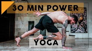 Advanced Power Yoga for Incredible Strength  Breathe and Flow Yoga [upl. by Alfie]