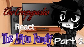 The Creepypastas React to the Afton Family 23 Morning Star Studio [upl. by Rebma]