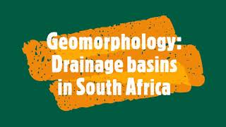 Geomorphology Drainage basins in South Africa [upl. by Ysnap978]