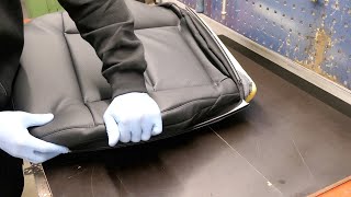 Mercedes W212  How To Replace Broken Seat Cover [upl. by Chadwick525]