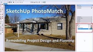 Visualize Exterior Remodeling Design with SketchUp Photomatch [upl. by Lacy591]