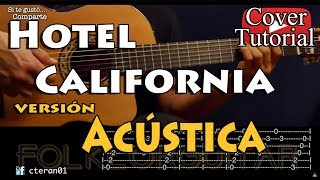 Hotel California  Acústico Parte 1 Tutorial Guitarra [upl. by Atilahs]