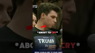 Charlie Kirk Makes a WOKE Activist CRY shorts charliekirk debate [upl. by Elmer]