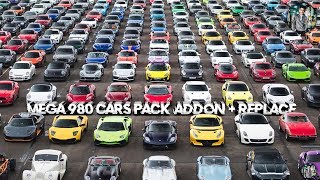 How to download and install MEGA 980 AddOnReplacement Cars Pack for GTA V 2019 Complete Tutorial [upl. by Leavy]