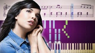 DERNIÈRE DANSE Indila  Piano Tutorial  SHEETS [upl. by Portia]