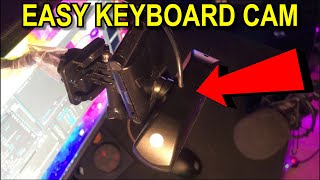 Easy Way To Setup A Keyboard Cam in 2021  2 in 1 Product for BEST Angle and Light [upl. by Ayardna]