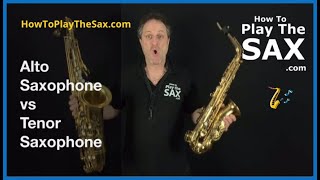 Alto Saxophone vs Tenor Saxophone [upl. by Anialad55]