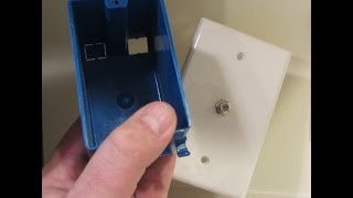 Coax Outlet Installation  How To [upl. by Natty]