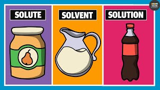 Solute Solvent and Solution  Chemistry [upl. by Ahl]