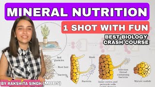 Mineral Nutrition In Plants Class 11 NCERT  One Shot  Best Biology Crash Course  Rakshita Singh [upl. by Atilem309]