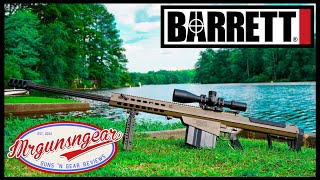 Barrett M107A1 50 Cal SemiAutomatic Rifle Review [upl. by Peterson]