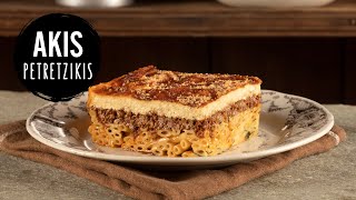 Pastitsio Greek Baked Pasta  Akis Petretzikis [upl. by Steffie357]