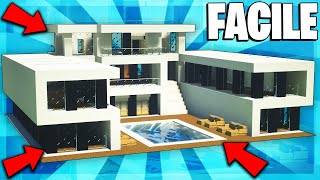 COME COSTRUIRE UNA MEGA VILLA MODERNA ASSURDA SU MINECRAFT FACILE  Minecraft Tutorial ITA [upl. by Winston257]