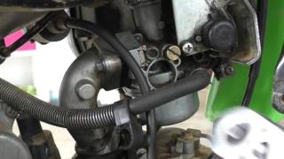 How to Remove a Carburetor on a Dirt Bike [upl. by Aryaz]