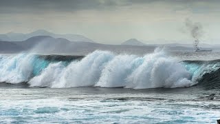 Ocean Waves Crashing  Relaxing Sounds  Calming Relaxation Music For Sleeping  1 Hour [upl. by Enyrhtak302]